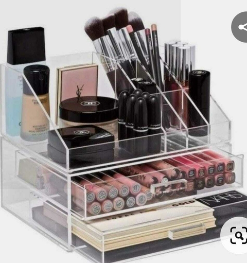 Organizador Maquillajes Cosméticos Con Cajonera Divisiones