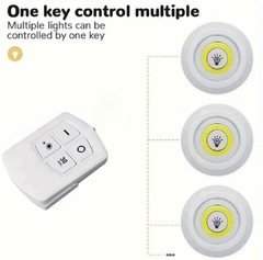 Luz Led Pack x 3 Con Control Remoto Escaleras Placard - comprar online