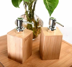 Dispenser Jabon Liquido Baño Bamboo - comprar online