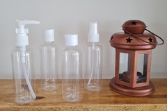 kit envases recargables cosmetica gel vaporizador