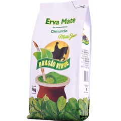 Erva Mate BRASÃO VERDE TRADICIONAL MOÍDA GROSSA - 1Kg