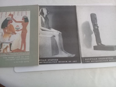 Lote 3 Catalogos Ancient Egyptian - Egyptian Statues - Egyptian Statuettes / Nora E. Scott