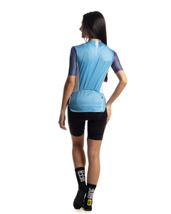 Camisa Ciclismo Marcio May Highline Waves Foto com Modelo Costas