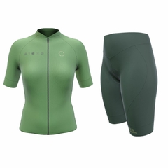 Kit Camisa Sport Nature com Bermuda Comfort Verde Militar