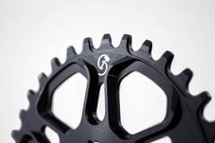 Coroa Bike Padrão Hollowgram / FSA - Alumínio CNC - Preto - Sledgehammer - loja online