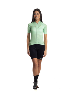 Camisa Ciclismo Feminina Sport Marcio May Nature Foto com Modelo Frente