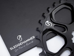 Imagem do Coroa Bike Padrão Sram Boost 3mm - Alumínio CNC Preto - Sledgehammer