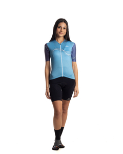 Camisa Ciclismo Marcio May Highline Waves Foto com Modelo Frente