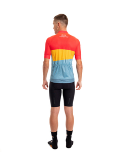 Camisa de Ciclismo Masculina Sport Marcio May Genius Foto com Modelo Costas