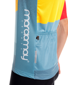 Camisa de Ciclismo Masculina Sport Marcio May Genius Foto com Modelo Detalhes