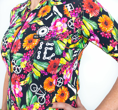 Camisa de Ciclismo Feminina Márcio May Funny Premium Spring Day - loja online