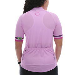 Camisa Ciclismo Feminina Sport Marcio May Femme Foto com Modelo Detalhes
