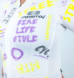 Camisa de Ciclismo Feminina Sport Marcio May Soft Art