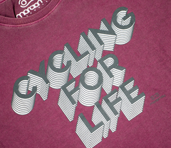 Camiseta Casual Feminina Márcio May Cycling For Life Detalhes