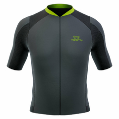 Conjunto Race Clip - Camisa e Bretelle Race Carbon Frente