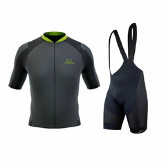 Conjunto Race Clip - Camisa e Bretelle Race Carbon 