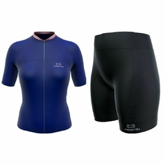 Conjunto de Ciclismo Feminino Camisa Race e Shorts Sports Web One