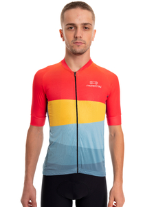 Camisa de Ciclismo Masculina Sport Marcio May Genius Foto com Modelo Frente