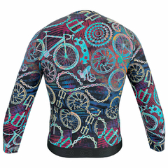 Camisa de Ciclismo Manga Longa Masculina Márcio May Funny Freedom Machine Costas