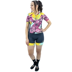 Macaquinho de Ciclismo Feminino Márcio May Funny Bikepiphany