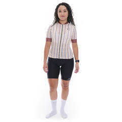 Camisa Ciclismo Feminina Sport Marcio May Holly Foto com Modelo Frente