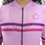 Kit Camisa Sport Femme com Bermuda Comfort Fucsia Foto com Modelo Detalhes