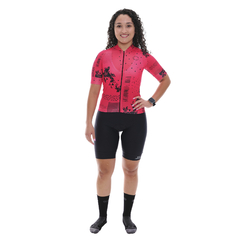 Camisa Ciclismo Feminina Sport Marcio May Lucky Foto com Modelo Frente