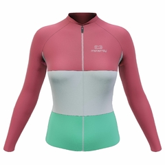 Camisa Ciclismo Feminina Sport Márcio May Manga Longa Napolitana Frente