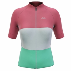 Camisa Ciclismo Feminina Sport Marcio May Napolitana Frente