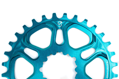 Coroa Bike Padrão Sram Boost 3mm - CNC Azul - Sledgehammer