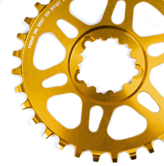 Coroa Bike Padrão Sram Boost 3mm - CNC Dourada - Sledgehammer - Marcio May Sports 