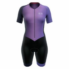 Macaquinho Ciclismo Marcio May Sport Purple Harmony Frente