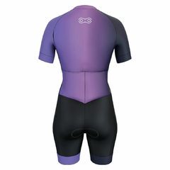 Macaquinho Ciclismo Marcio May Sport Purple Harmony Costas