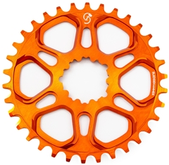 Coroa Bike Padrão Sram Boost 3mm  - Alumínio CNC Laranja - Sledgehammer