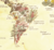 Mapa mundi/cuadro Plantas endémicas del mundo