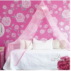 stencil mural de rosas - comprar online