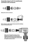 Conector Metalico SACC M12 Femea Reto com 4 polos na internet