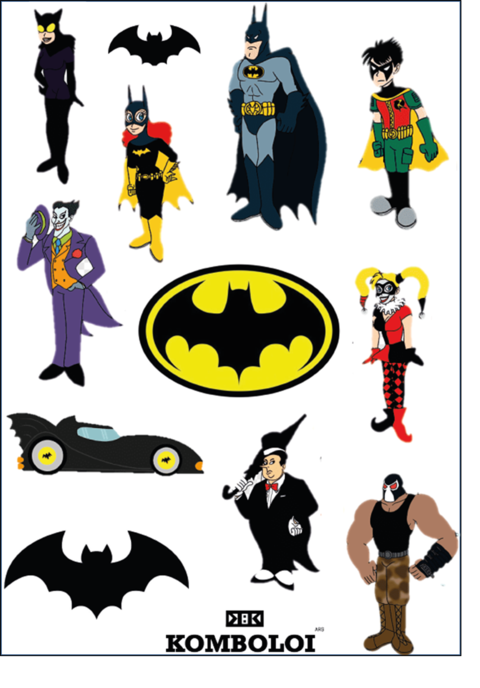 Stickers Batman y Villanos