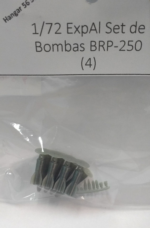 Bombas BRP 250 Usadas en Malvinas