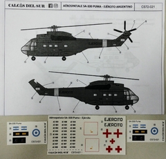 CS72-021 Aerospatiale SA 330 L Puma del Ejercito Argentino