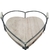 Bandeja corazón de hierro ( 30 x 32 cm )