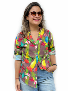 Camisa Manga Larga Colibrí - comprar online