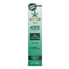 Aceite Concentrado Cannabidiol Relax (Sin Aroma) 420 CBD Premium 16ml