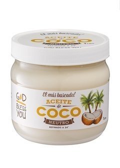 Aceite De Coco NEUTRO Puro God Bless You - comprar online