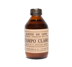 Aceite De Lino Orgánico 1ra Prensión En Frío Campo Claro 250ml