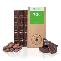 Chocolate Puro En Barra Natural Sin Aditivos Sin Tacc Dr. Cacao 80grs en internet