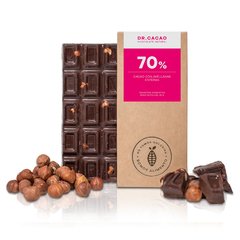 Chocolate Puro En Barra Natural Sin Aditivos Sin Tacc Dr. Cacao 80grs - TEMPLE ORGANICO - Tienda De Alimentos Orgánicos y Agroecológicos