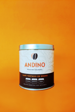 Cafe Tostado En Grano Orgánico En Origen (Lata Reutilizable) "Andino" - comprar online