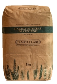 Harina De Centeno Integral Orgánica Campo Claro (A Granel) - TEMPLE ORGANICO - Tienda De Alimentos Orgánicos y Agroecológicos