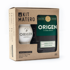 Kit Matero Origen (Mate Y Bombilla De Acero Inoxidable + Yerba) en internet